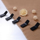 5Pcs Black Robe Hooks Key Aluminum Bathroom Towel Hook Wall Mounted Clothes