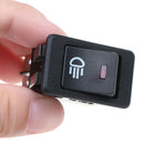 12V 35A Universal Car Red LED Fog Light Rocker Switch Dash Dashboard 4Pi OZ