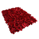 Artificial Flower Wall Panel Wedding Background Hanging Decor Props Red