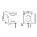 17Hs08-1004S 4-Lead Nema 17 Stepper Motor 20Mm 1A 13Ncm(18.4Oz.In) 42 Motor C3Z3