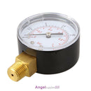 Low Pressure Gauge For Fuel Air Gas Oil Water 50mm 0/15 PSI 0/1 Bar 1/4 BSP