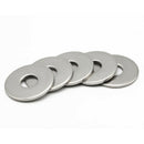 M4x9mm 304 Stainless Steel Round Flat Washer for Bolt Screw 100Pcs Z6T9