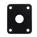 2pcs Guitar Output Jack Socket Square Plates for LP Guitar Bass (Black) A