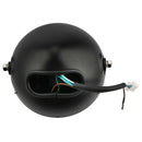 Motorcycle Black Metal Retro Front Headlight For GN125 Cafe Racer Bobber Custom_