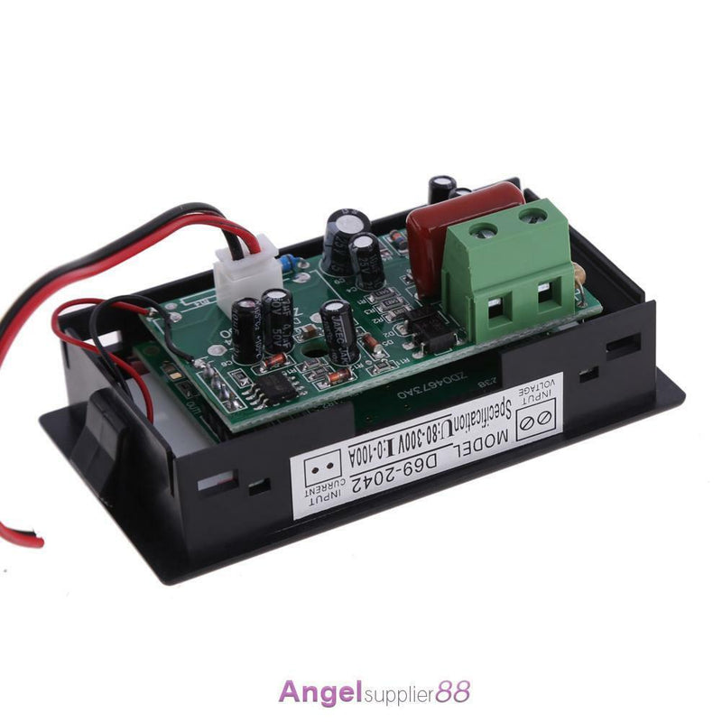 Digital AC 300V 100A LCD Dual Panel Volt Amp Combo Meter +CT 110V 220V 240V