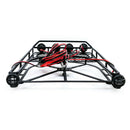 Roof Luggage Rack 4 Led Light Bar For 1/10 Rc Crawler For D90 For Axial For
