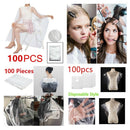 300x Disposable Hair Cutting Cape Barber Shop Capes Cloth Apron +Free Gifts