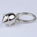 Alloy Mini Pig Keyring Charm Pendant Keychain Key Ring Chain Chrismas Gift MO