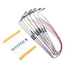 Mini Street LED Light 1/75 Landscape Lamp Post for Railway Yard Decorations