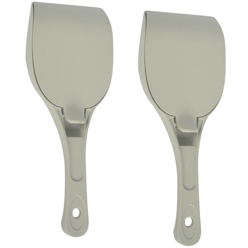 2 x  Hollow and Flip Cover Design Cat Litter Scooper, Non-Stick Free Storage