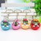 Cartoon Basket Cat  Keychain Pendant Keyring Gift  Bag Purse Key Chain JewelryM&
