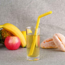10pcs/Set Colorful Silicone Straws 9.8inch Reusable Straw 4 Bent 4 Straight O5C8
