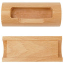 Single Pocket Landscape Business Card Holder, Wooden Personalized Business