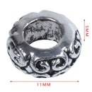10Pcs Pattern Stoppers Rubber Bead Fit Charm Bracelet F1W5