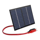 1.5W 12V Solar Cell Polysilicon Flexible DIY Solar Panel Power Bank w/Clip A