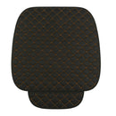 Breathable Flax Bamboo Car Seat Cover Pad Mat Chair Cushion Black-goledn