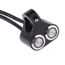 Alloy Handlebar Headlight ON/OFF CNC Dual Push Button Switch Blue Light