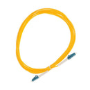 3 meter Singlemode Simplex Fiber Optic Jumper Electric Cable LC to LC Yellow