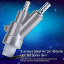 35mm Air Sandblaster Gun Hand Stainless Steel Spray Carbide +Boron Gun Nozz W1L7