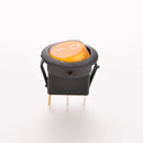 12V 16A ON/OFF LED DOT ROUND ROCKER SPST TOGGLE SWITCH CAR BOAT LIGHT YELLOWJC%ã€Š