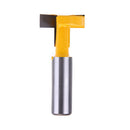 1/2*5/16 Shank Straight T-track T-Slot Router Bit Woodworking Chisel Cutter
