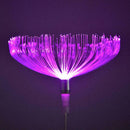 Solar Fiber Optic Jellyfish LED Light Ground Lamp Garden Outdoor Waterprof Decor