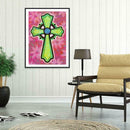 5D DIY Full Drill Diamond Painting Cross Embroidery Craft Kit Decor (LG010)