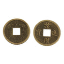 50pcs Feng Shui Coins Ancient Chinese I Ching Coins For Health Wealth Charm