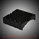 1x 4 pcs 18650 in Parallel 3.7V Pole Battery Box Holder Batteries Case AU L8I3.