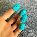 4PCS Silicone Guitar Thumb Bass Finger Picks Protector Plectrum Anti-Scalding D