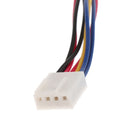 10Inch 2Way 3/4 Pin Y Splitter Adapter Cable for CPU PC Case PWM Fan