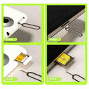 1pc Sim Card Tray Remover Eject Ejector Pin Key Tool Phones Accessories B H0W7