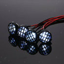 For RC 1/10  Axial Car Crawler Truck Roof Spotlights LED Lights 22mm
