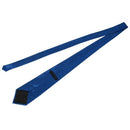 Wedding Party,Evening Mens Woven Silk Tie, Hanky & Cufflinks Set -Royal blu