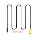 High Quality Car Accessory 6Pin to 3.5mm AUX Stereo Audio Line Input Cable