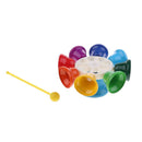 Colorful 8 Note Hand Percussion Bell Handbell for Children Music Education
