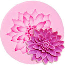 Lotus flower silicone fondant cake molds chocolate mould for baking decors M&O