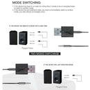Bluetooth 5.0 Stereo Audio Transmitter USB 3.5mm Music Dongle Adapter for TV PC