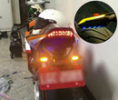 2xMotorcycle LED Turn Signal Light Flashing Motorbike Indicator Tail Light Amber