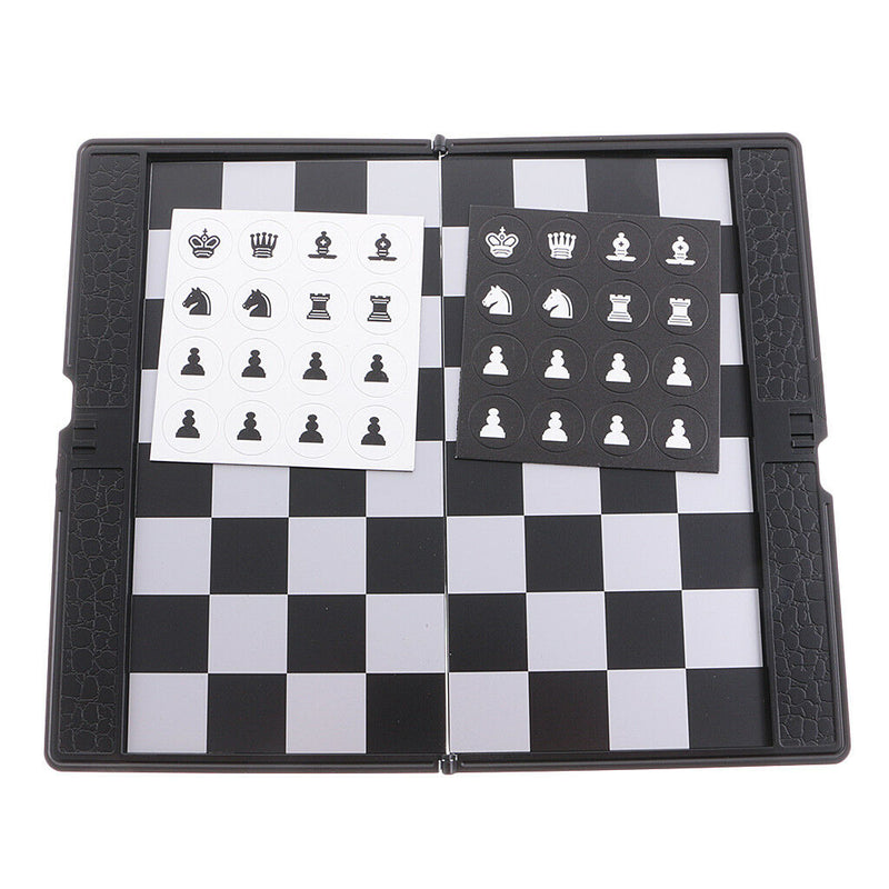 Foldable MINI Magnetic Chess Portable Wallet Pocket Chess Board Games Gifts