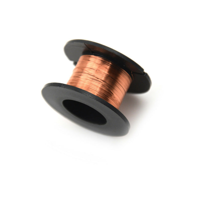 3 Roll Magnet Wire AWG Gauge Enameled Copper Coil Winding 0.1mm S Kw