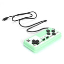 Pocket Handheld Game Console Gamepad 500 Video Games Player Gift (Green) A