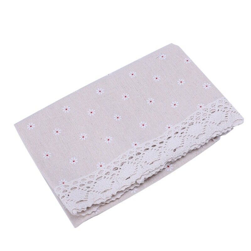 Table cloth linen rural pastoral home cover desk towels rectangle dust-proo G1Y1