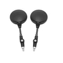 1 Pair Universal Motorcycle Rearview Side Mirror, Foldable Motorcycle Handlebar