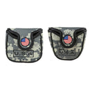 Golf Mallet Putter Headcover Club Square Protective Bag & Magnetic Closure