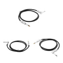 4 pcs Stereo 6.35mm to 6.35mm 1/4" Jack Camera Headphone Audio Cable