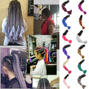 Dyeing Jumbo Braid Hair Extensions Ombre Synthetic Braiding Hair Light Gray