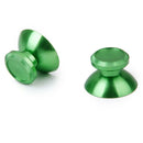 2pcs Green Chrome Joystick Cap Cover Shell for Sony PS4 Xbox One Controller