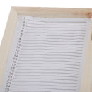 Wooden Cork Lined 50 Place Microscope Slide Box - 8.94x4.33x1.42inch