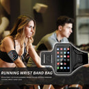 Outdoor Running Phone Holder Armband Case Sports Jogging Wrist Band (Grey)